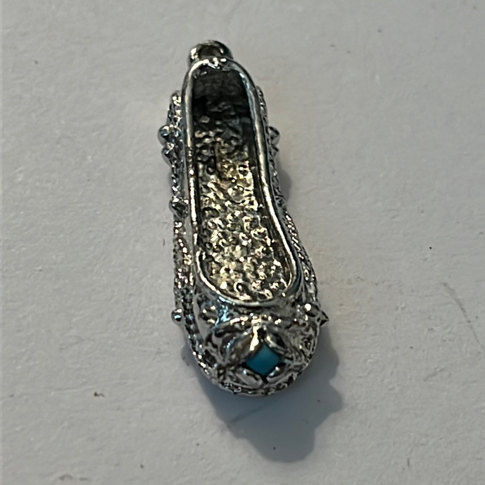 925 Sterling Silver Ballerina Shoe Charm